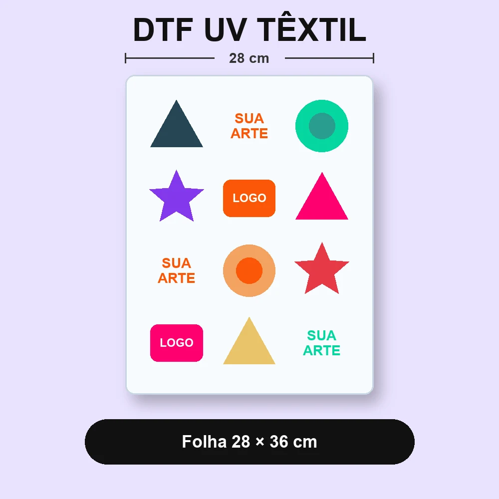 DTF UV Têxtil